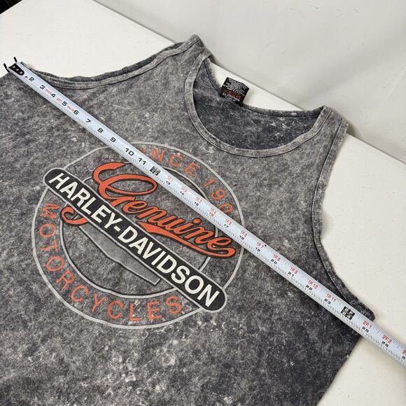 VTG 1995 Harley Davidson Sturgis Rally Graphic Motorcycle Tank T-shirt XXL Y2k - Picture 7 of 11
